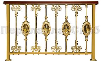 Латунные лестничные перила серии – Нимфалида XL05 в Нижнем Новгороде. Готовые проекты ПерилаГлавСнаб