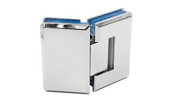 Петля для душевой стекло-стекло 90х55 мм, 135°, нержавеющая сталь AISI 304, полированная t302 PSS купить в Нижнем Новгороде