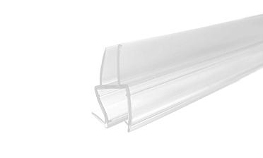 Уплотнитель для стекла в душевую кабину 10 мм, прозрачный, стена-стекло 2200 мм t226 купить в Нижнем Новгороде