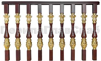 Латунные перила для лестниц серии – Гранд Опера L03 в Нижнем Новгороде. Готовые проекты ПерилаГлавСнаб