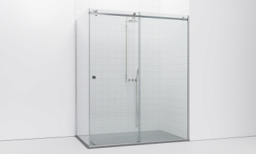 Комплект фурнитуры для раздвижной душевой перегородки, угловой, на профиле t552-1 купить в Нижнем Новгороде