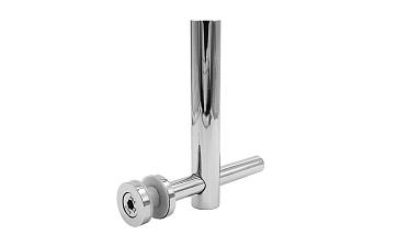 Спайдерный стеклодержатель для стекла 10 мм (5+5 мм), регулируемый, полированный (AISI 304) k213 купить в Нижнем Новгороде