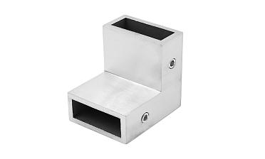 Соединитель труба-труба 90°, для трека 30х10 мм, 90°, AISI 304, шлифованный t460 SSS купить в Нижнем Новгороде