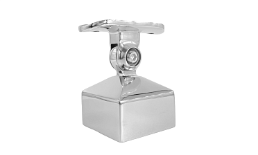 Наконечник 40х40 мм внешний полированный, с ложе под Ø50.8 мм, литой, регулируемый, облегченный, AISI 304, k239-4-NEW купить в Нижнем Новгороде