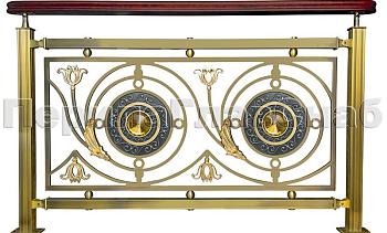 Латунные ограждения лестниц серия – Валгалла XL04 в Нижнем Новгороде. Готовые проекты ПерилаГлавСнаб