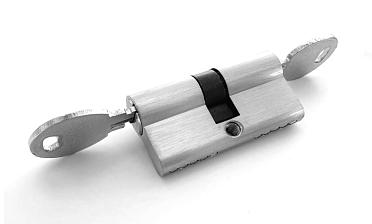 Личинка латунная 30х30мм для замка t155 ключ-ключ t155-101 SSS купить в Нижнем Новгороде