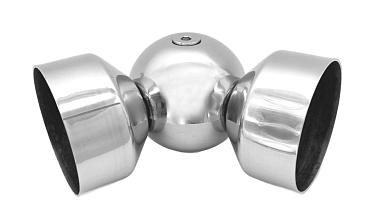 Поворот дер./пласт. поручня Ø49х0.8 мм, полированный, (AISI 201) k053-4 купить в Нижнем Новгороде