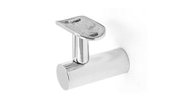 Держатель поручня к стойке Ø38.1 мм, с ложементом для трубы Ø50.8 мм полированный, литой (AISI 304) k243 купить в Нижнем Новгороде