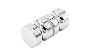 Дверная ручка «кноб», алюминий-хром, полированная t692 ALPC купить в Нижнем Новгороде