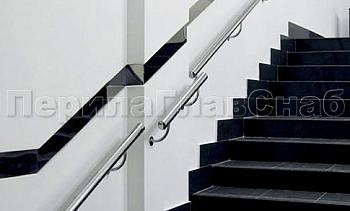 Пристенный поручень из нержавеющей стали 50 мм в Нижнем Новгороде. Готовые проекты ПерилаГлавСнаб