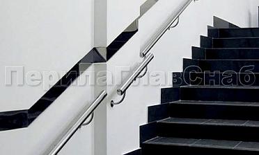 Пристенный поручень из нержавеющей стали 50 мм купить в Нижнем Новгороде