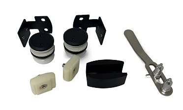 Комплект раздвижной системы на G-профиле, черный t407 BL  купить в Нижнем Новгороде