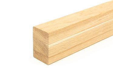 Дубовый поручень 60х40 некрашеный БЕЗ ПАЗА, Премиум Ф-1196 купить в Нижнем Новгороде