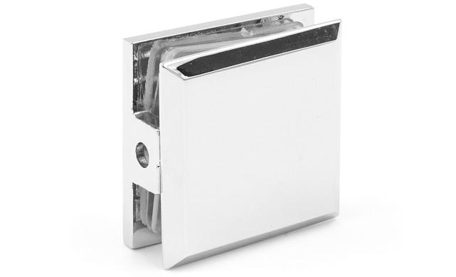 Коннектор для душевой стена-стекло 45х45, латунь-хром t730-2 PC