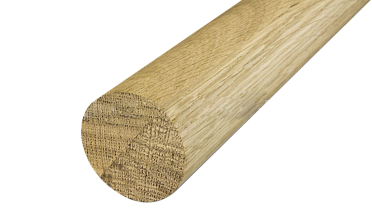 Поручень деревянный из Дуба Ø50мм -  2,0 м Премиум Ф-1662 купить в Нижнем Новгороде