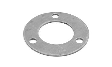 Фланец стойки 38/80 х 3 мм, 3 отв х М10 х 20, черный металл k116-38-9 купить в Нижнем Новгороде