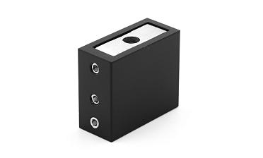 Коннектор стена-труба для прямоугольного трека 30х10 мм, нержавеющая сталь AISI 304, черная t463 BL купить в Нижнем Новгороде