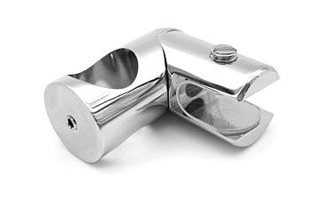 Держатель стекла сквозной боковой, для трубы 19 мм, полированный, t912 PSS купить в Нижнем Новгороде