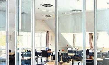 Стеклянные перегородки для зоны отдыха в офисе купить в Нижнем Новгороде