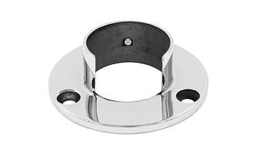 Фланец для трубы с пазом Ø42.4 мм, литой, полированный, (AISI 316) k231 купить в Нижнем Новгороде