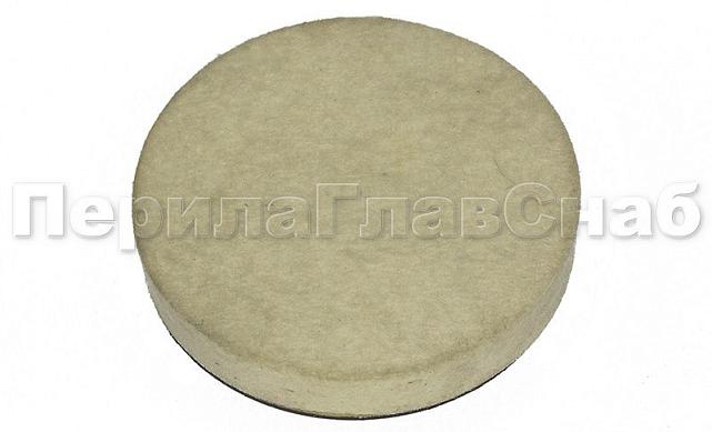 Войлок на опорной тарелке с гайкой, 123х20xМ14 Ultra k459