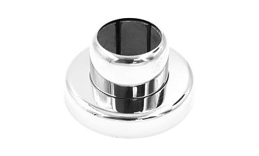 Цанга Ø38.1 мм, низ 8х82 под анкер 8 мм, (AISI 316), (для установки на деревянную ступень, бетон, крепление на 3 анкера М8) k026-3 купить в Нижнем Новгороде