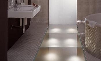 Стеклянные полы в ванной в Нижнем Новгороде. Готовые проекты ПерилаГлавСнаб