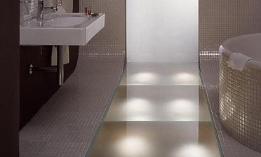 Стеклянные полы в ванной купить в Нижнем Новгороде