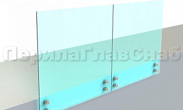 Ограждение без поручня на точечном креплении купить в Нижнем Новгороде