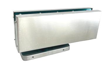 Фитинг нижний со встроенным доводчиком для стеклянной двери до 80 кг, шлифованный t185-2 SSS   купить в Нижнем Новгороде