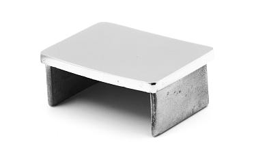 Заглушка для профильной трубы 40х60 мм, полированная, хром (AISI 304) k543 купить в Нижнем Новгороде