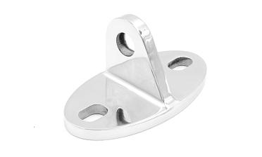 Крепление ванты(тяги) козырька к стене (AISI304), литое, полированное k658 купить в Нижнем Новгороде