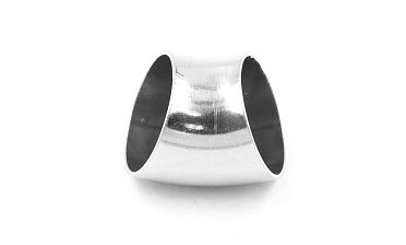 Отвод поручня под сварку Ø38.1х100/2х1.35 мм, 45°, полированный 400 Grit, (AISI 304) k095-45 купить в Нижнем Новгороде