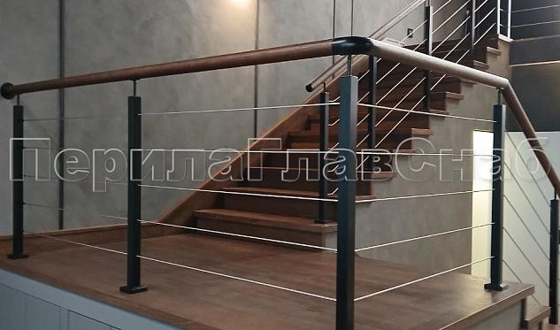 Перила на тросах в Нижнем Новгороде. Готовые проекты ПерилаГлавСнаб