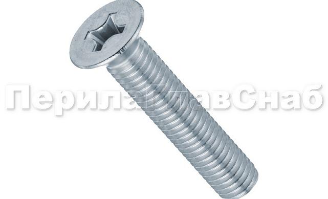 (DIN 965.Zn) Винт оц. потай М8х50 под крест М-3613