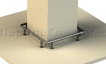 Колесоотбойники вокруг квадратной колонны, все завязано в Нижнем Новгороде. Готовые проекты ПерилаГлавСнаб