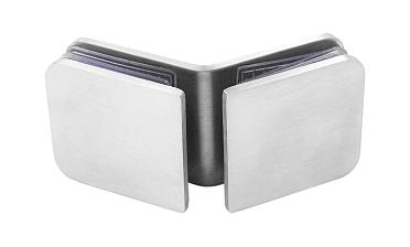 Коннектор для душевой кабины стекло-стекло 135° 45х45 мм шлифованный t726-2 SSS  купить в Нижнем Новгороде