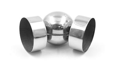 Поворот дер./пласт. поручня Ø50.8х0.4 мм, полированный, (AISI 201) k053-5 купить в Нижнем Новгороде