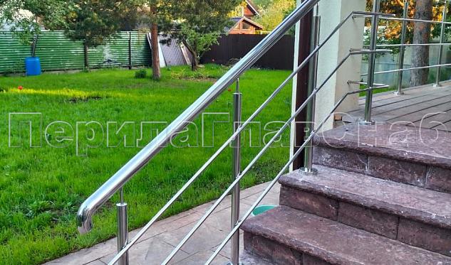 Перила с тремя ригелями в Нижнем Новгороде. Готовые проекты ПерилаГлавСнаб