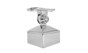 Наконечник 40х40 мм внешний полированный, с ложе под ПЛОСКОСТЬ, литой, регулируемый, облегченный, AISI 304, k239-5-NEW купить в Нижнем Новгороде