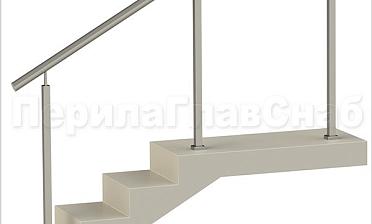 Нержавеющие ограждения без ригелей с квадратными стойками купить в Нижнем Новгороде