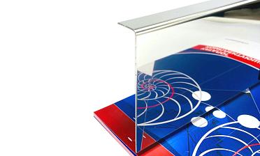 Лицевая накладка из полированной нержавейки на профиль т100 20,3х101мм длина 2 м т100-13  купить в Нижнем Новгороде