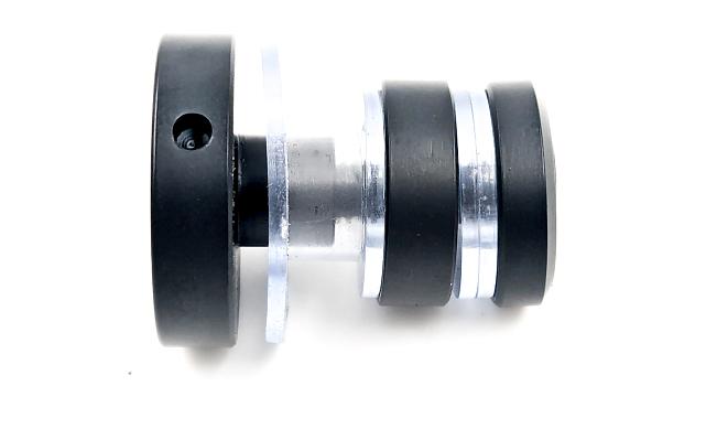 Крепление трека 30х10 к стеклу, AISI 304 черный t449 BL 4