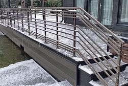 Ограждение входных групп в Нижнем Новгороде. Готовые проекты ПерилаГлавСнаб - фото 12