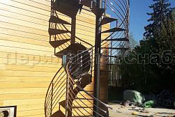 Ограждения маршевых лестниц и площадок в Нижнем Новгороде. Готовые проекты ПерилаГлавСнаб - фото 6