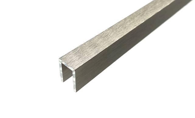 П-образный профиль 19x13, L=2500, алюминий шлифованный t756-4-2500 ALS 5