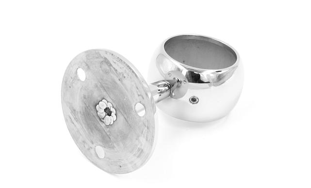 Держатель выносной с обхватом для трубы Ø38.1 мм, полированный, сварной, (AISI 304) k256 4