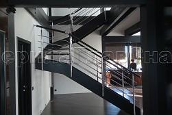 Перила для лестниц из металла в Нижнем Новгороде. Готовые проекты ПерилаГлавСнаб - фото 8