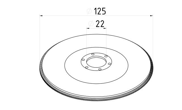 Шлифовальный диск "лепесток Р-80" P-1002 2