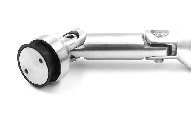 Крепление на три стекла, штанга 60 мм, под зенковку tt204-60 SSS 8